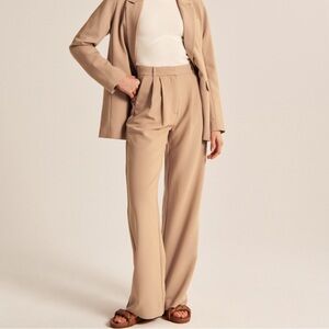 Abercrombie Sloan Tan tailored pant 28 short size 6 NWT